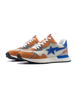 Basket Bape Route STA Express Orange Homme | WWG-62893116